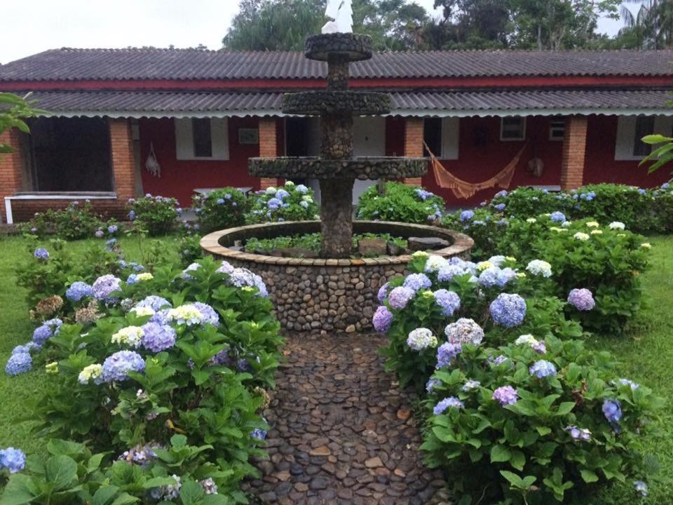 Jardim interno da pousada